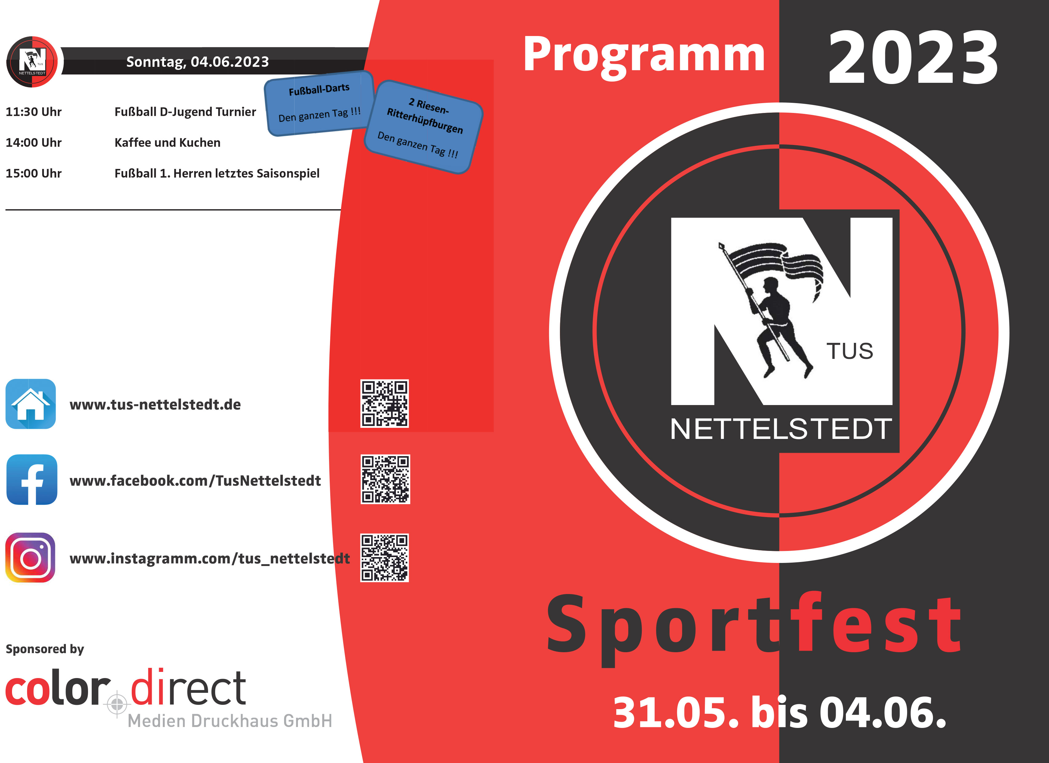 2023 04 25 Programm Sportfest Nettelstedt 2023