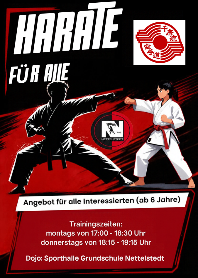 Rot Schwarzer Trainings Flyer neu